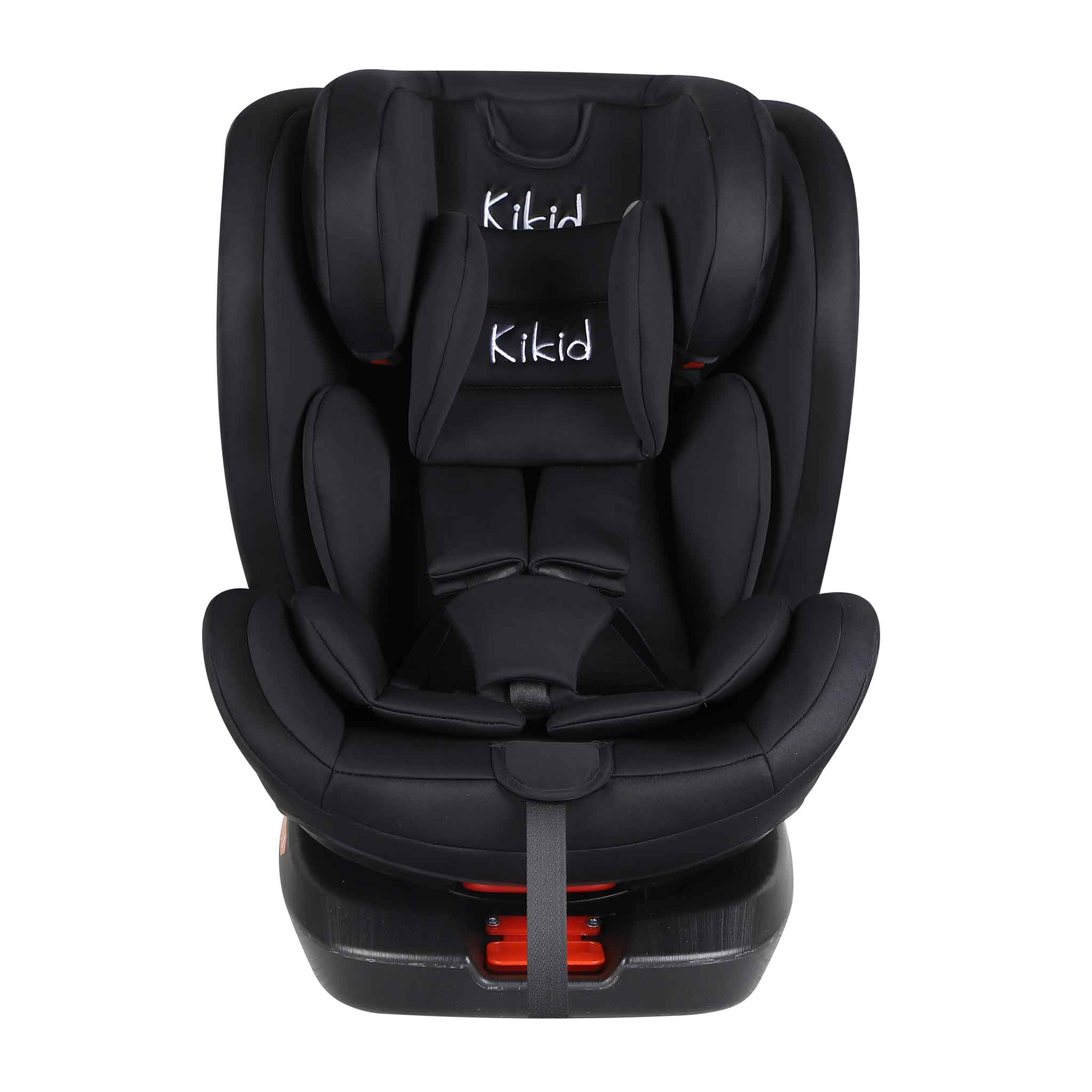 Kikid Turvaistuin & Turvakaukalo, ISOFIX, 0-36 kg Black Edition, Kunnostettu