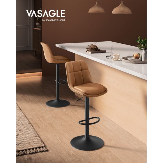 Vasagle baarijakkarat, 2 kpl, säädettävä, LJB095