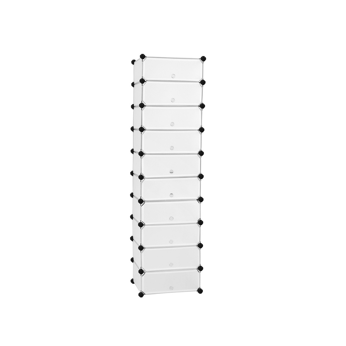 Songmics modulaarinen kenkäkaappi, 10 lokeroa, 40 × 30 × 17 cm, LPC010