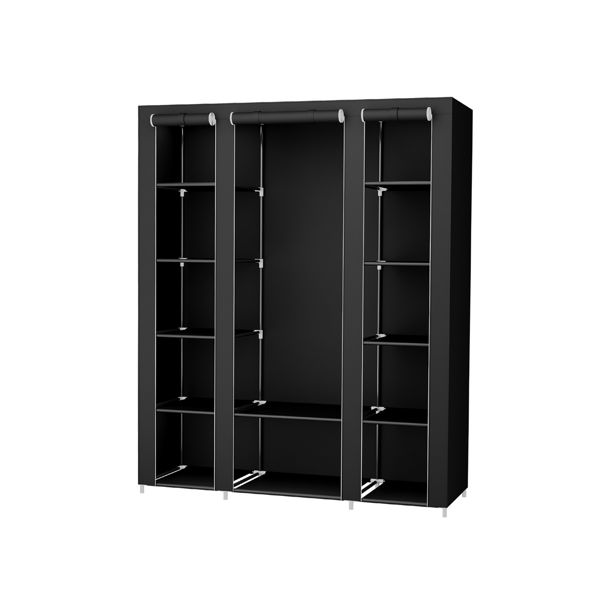 Songmics kannettava vaatekaappi, taitettava, 150 × 45 × 175 cm, LSF003YC