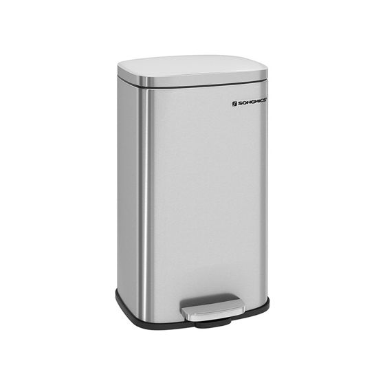 Songmics poljinroska-astia, pehmeästi sulkeutuva kansi, 30 L, LTB003