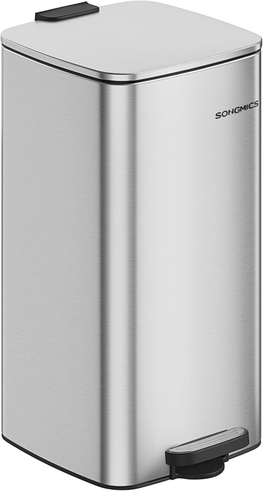 SONGMICS poljinroska-astia, pehmeästi sulkeutuva kansi, 30 L, LTB593
