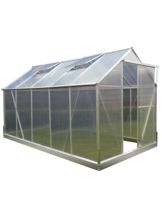 Lykke kasvihuone hopea 6,0 m2