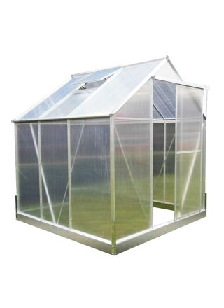 Lykke Kasvihuone hopea 4,8 m2