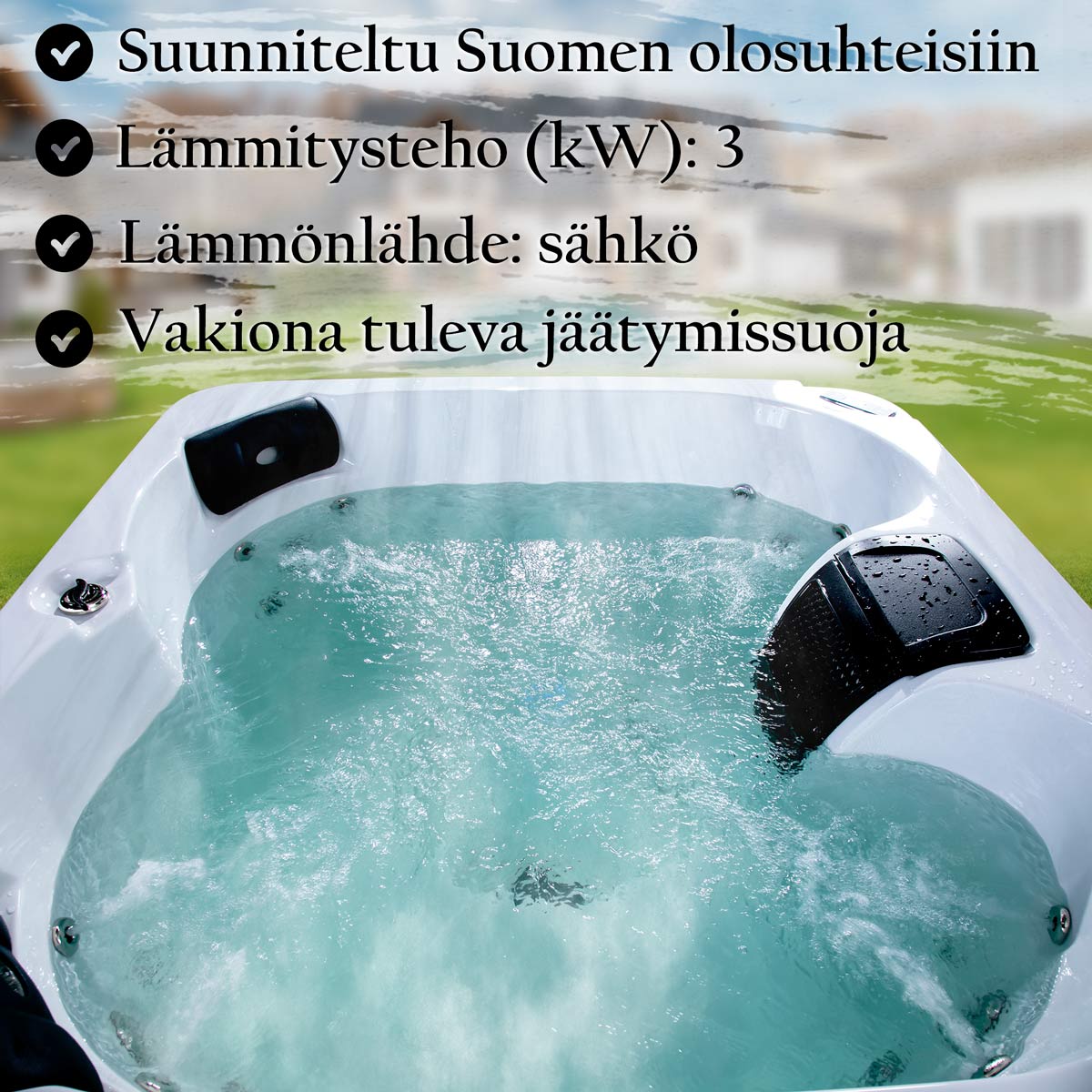 Lykke ulkoporeallas Nordic Original, 4 henkilöä