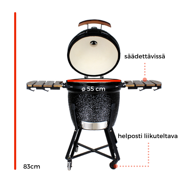 KOBE Kamado-grilli KAMADO GRANDE 21" SPECIAL EDITION