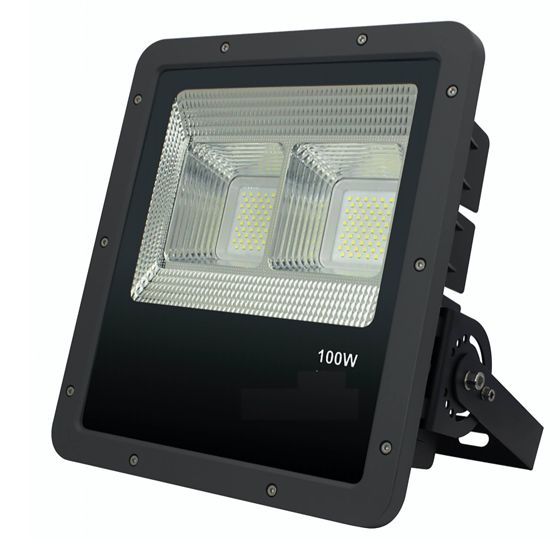 FTlight LED-valonheitin Work Platinum 100W, 12000lm, 4500K, musta, 346x314x101mm