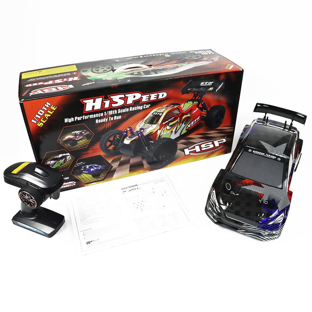 React RC-auto XSTR Power Nitro 4WD, musta