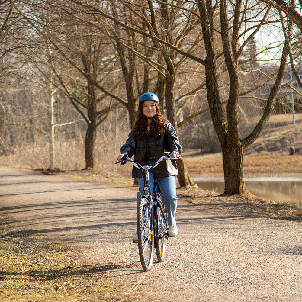 Swoop Sähköpyörä Classic, naisten 28" musta