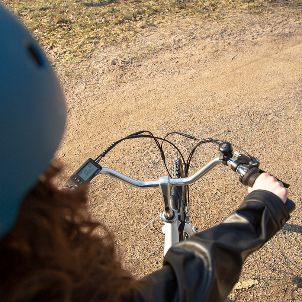 Swoop Sähköpyörä Classic, naisten 28" valkoinen