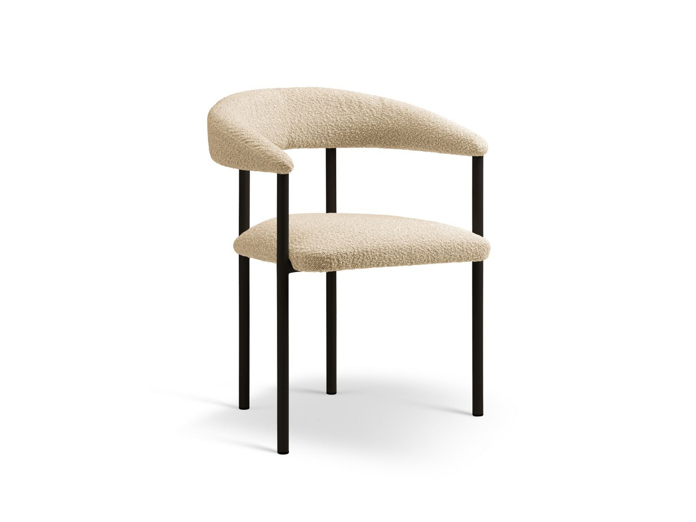 Cosmopolitan Design bouclé-tuolit, 2 kpl, 