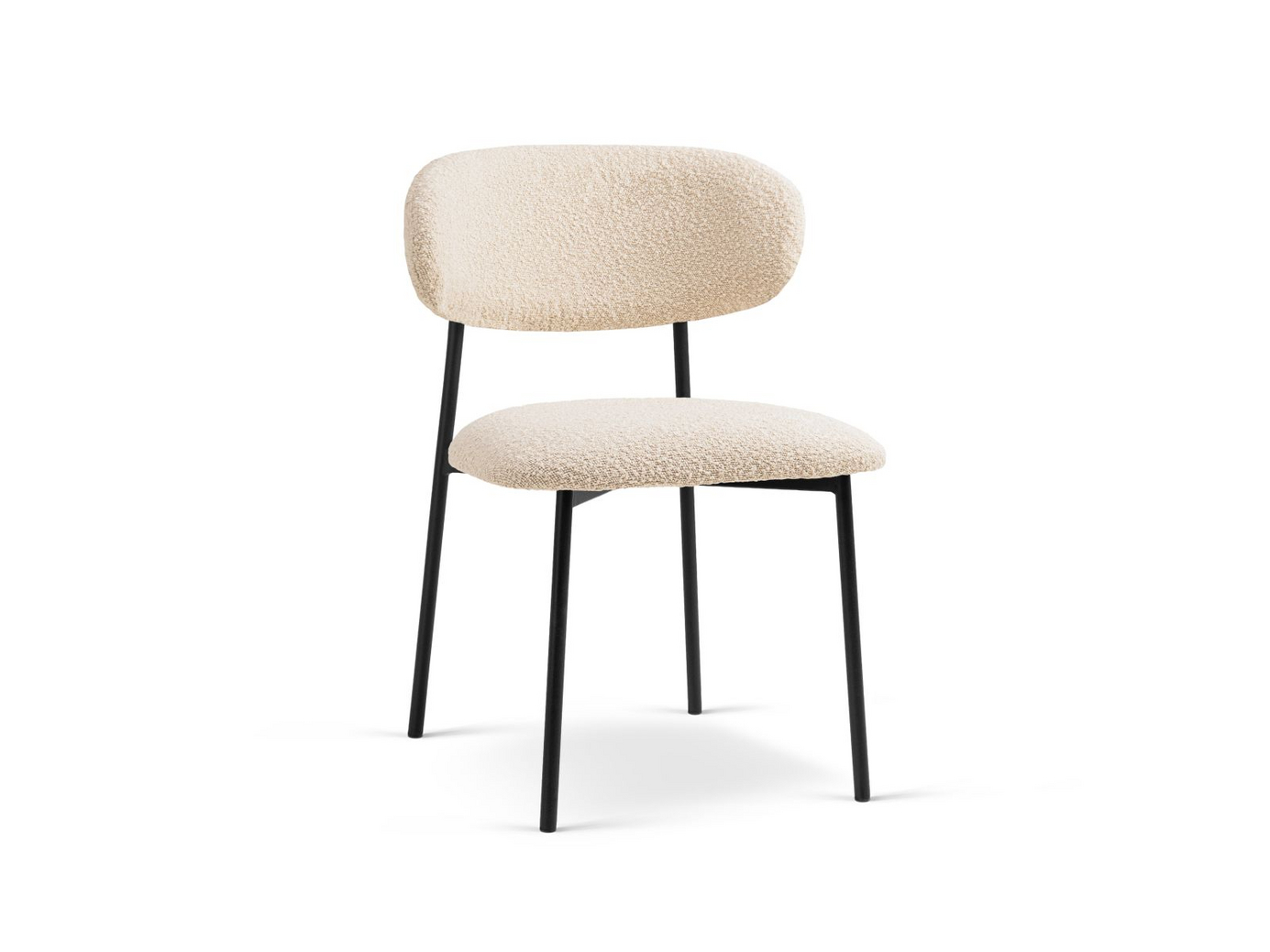 Cosmopolitan Design bouclé-tuolit, 2 kpl, 