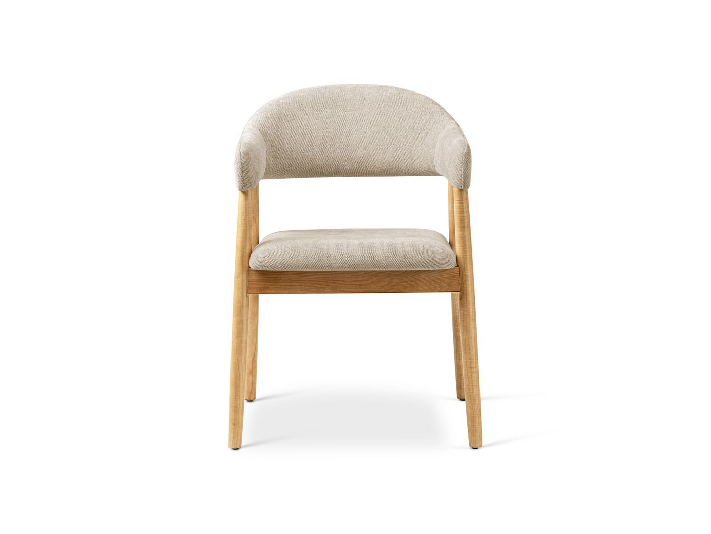 Cosmopolitan Design tuolit, 2 kpl, "Adra", 1-istuttava, 56 × 59 × 77 cm, Rebel, luonnonväriset pyökkijalat