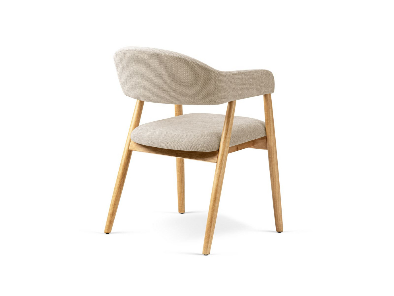 Cosmopolitan Design tuolit, 2 kpl, "Adra", 1-istuttava, 56 × 59 × 77 cm, Rebel, luonnonväriset pyökkijalat