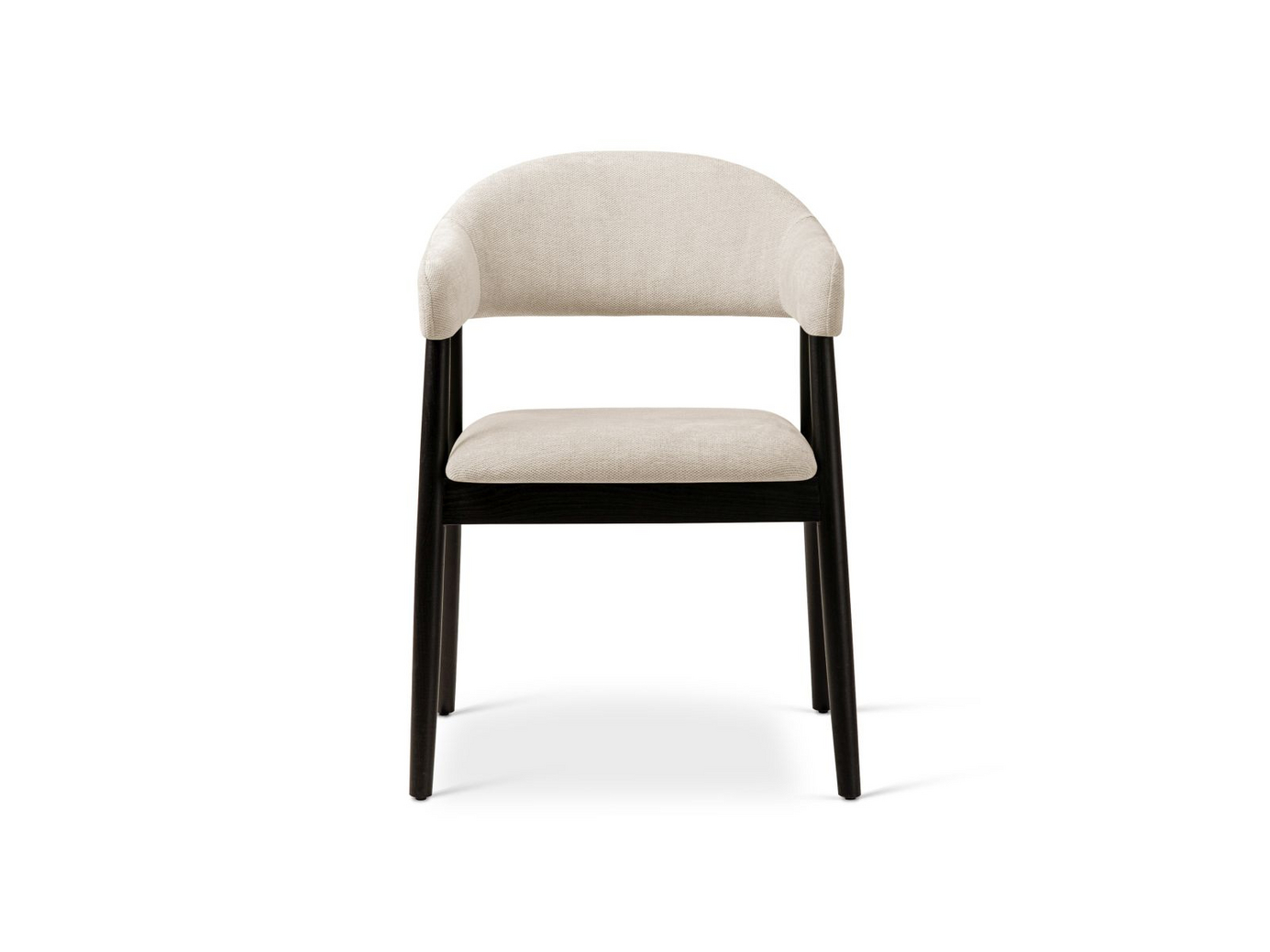 Cosmopolitan Design tuolit, 2 kpl, "Adra", 1-istuttava, 56 × 59 × 77 cm, Rebel, pähkinäpuujalat