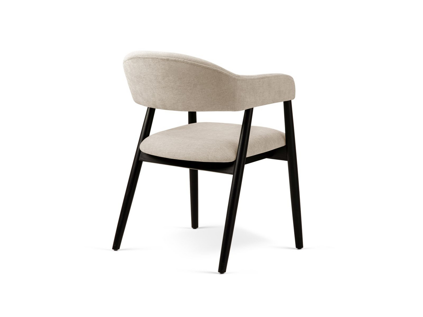 Cosmopolitan Design tuolit, 2 kpl, "Adra", 1-istuttava, 56 × 59 × 77 cm, Rebel, pähkinäpuujalat