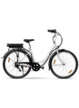 Swoop Sähköpyörä Classic, naisten 28" valkoinen
