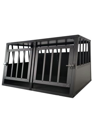 Trekker koiran kuljetushäkki L 89x69x50cm, Musta