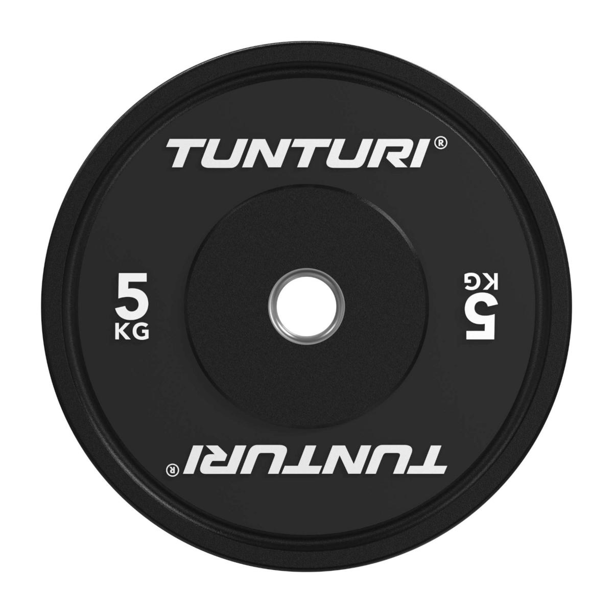 Tunturi Platinum Bumper Plate bumper-levypaino, 50 mm, musta