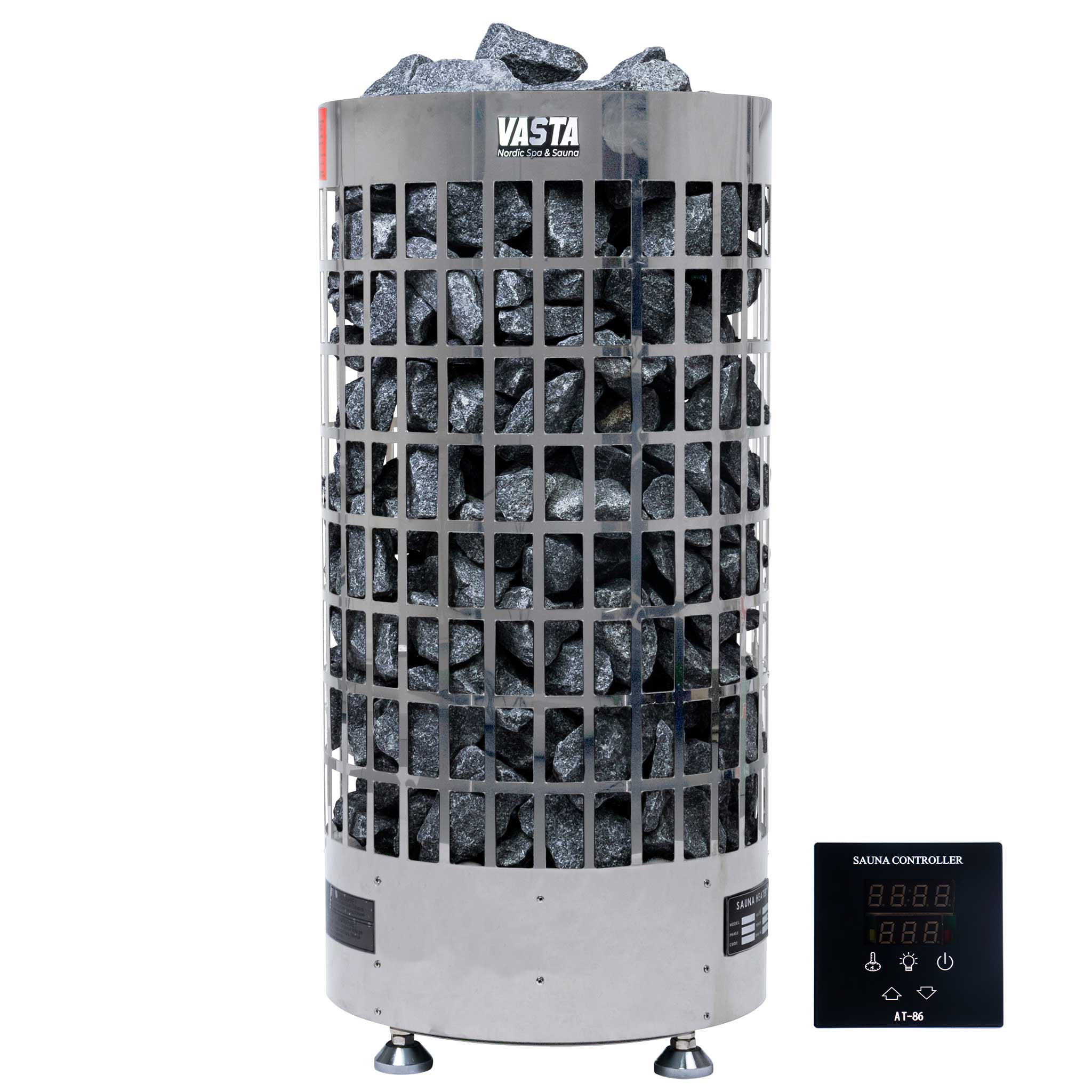 Vasta Sähkökiuas Ignite 8kw, teräs, erillinen, 7-12m3