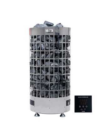 Vasta Sähkökiuas Ignite 8kw, teräs, erillinen, 7-12m3