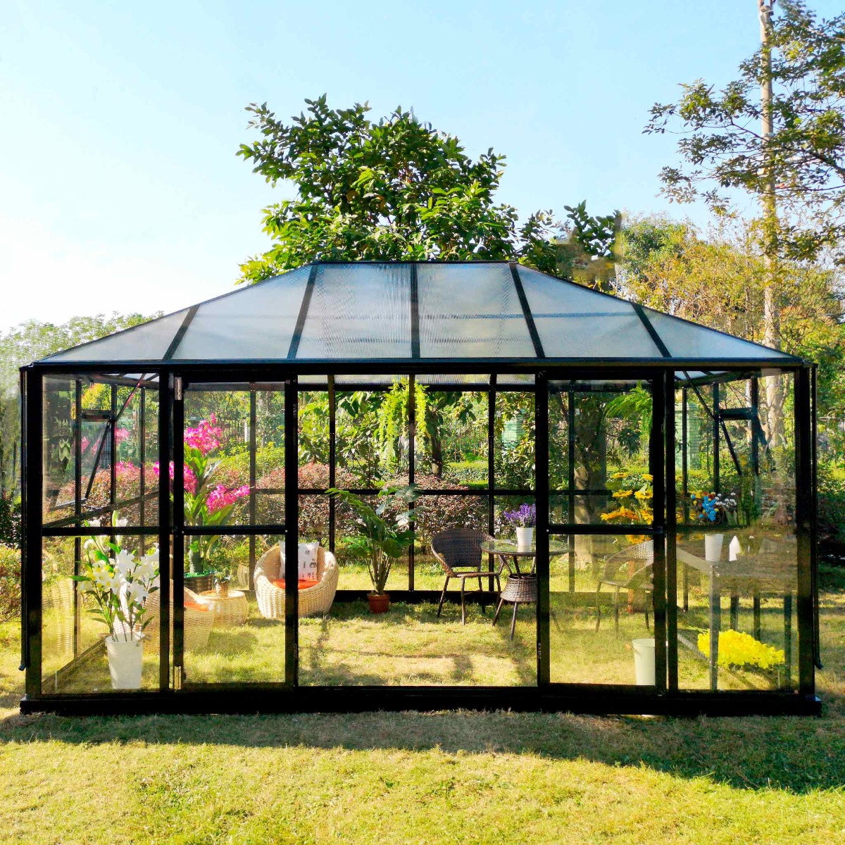 Kasvihuone Metalcraft Gazebo Premium, 12,9m²